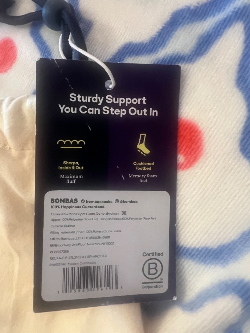 Brand New With Tags Bombas Women’s Sunday Slippers Apricot Beige (size 9) - Picture 7 of 8